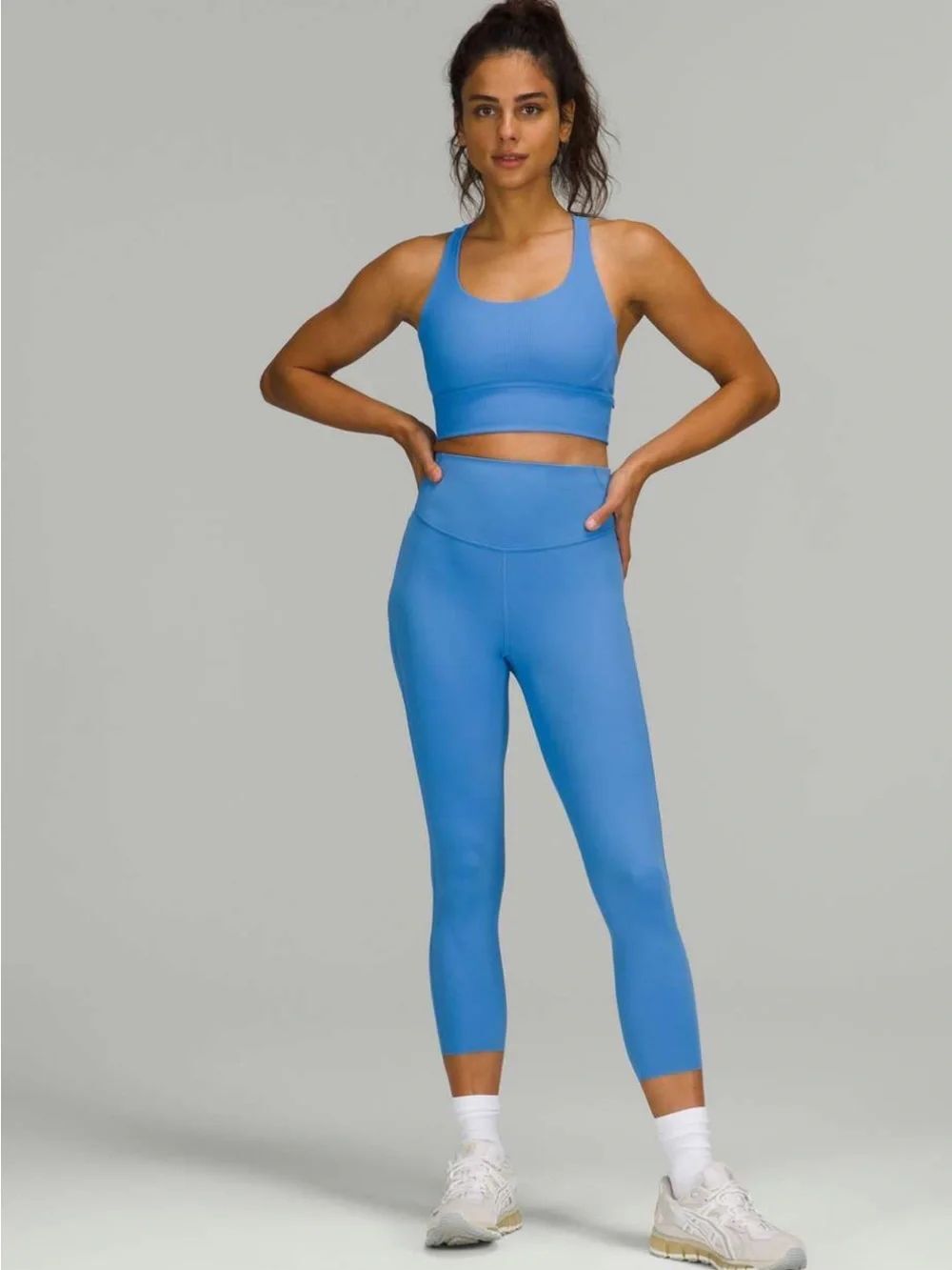 Lululemon Base Pace High-Rise Crop 23" Blue Nile Women’s Size 14